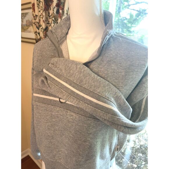 BDG Urban Outfitters Womens Cropped Sweatshirt Small Pull Over Gray Casual EUC - Picture 3 of 11